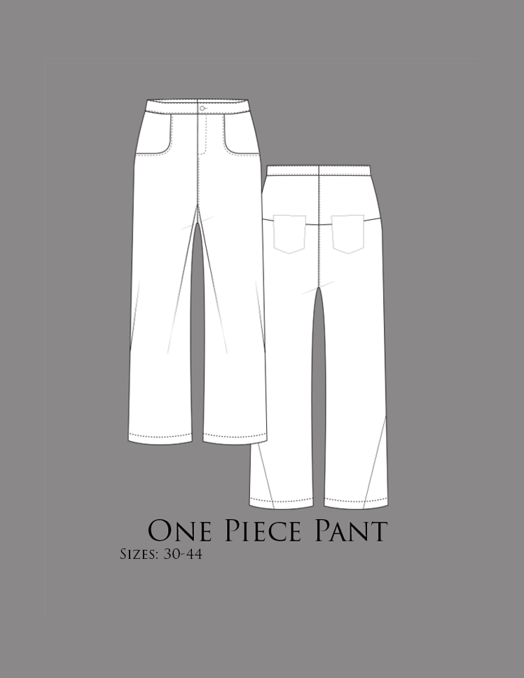One Piece Pant Pattern Block