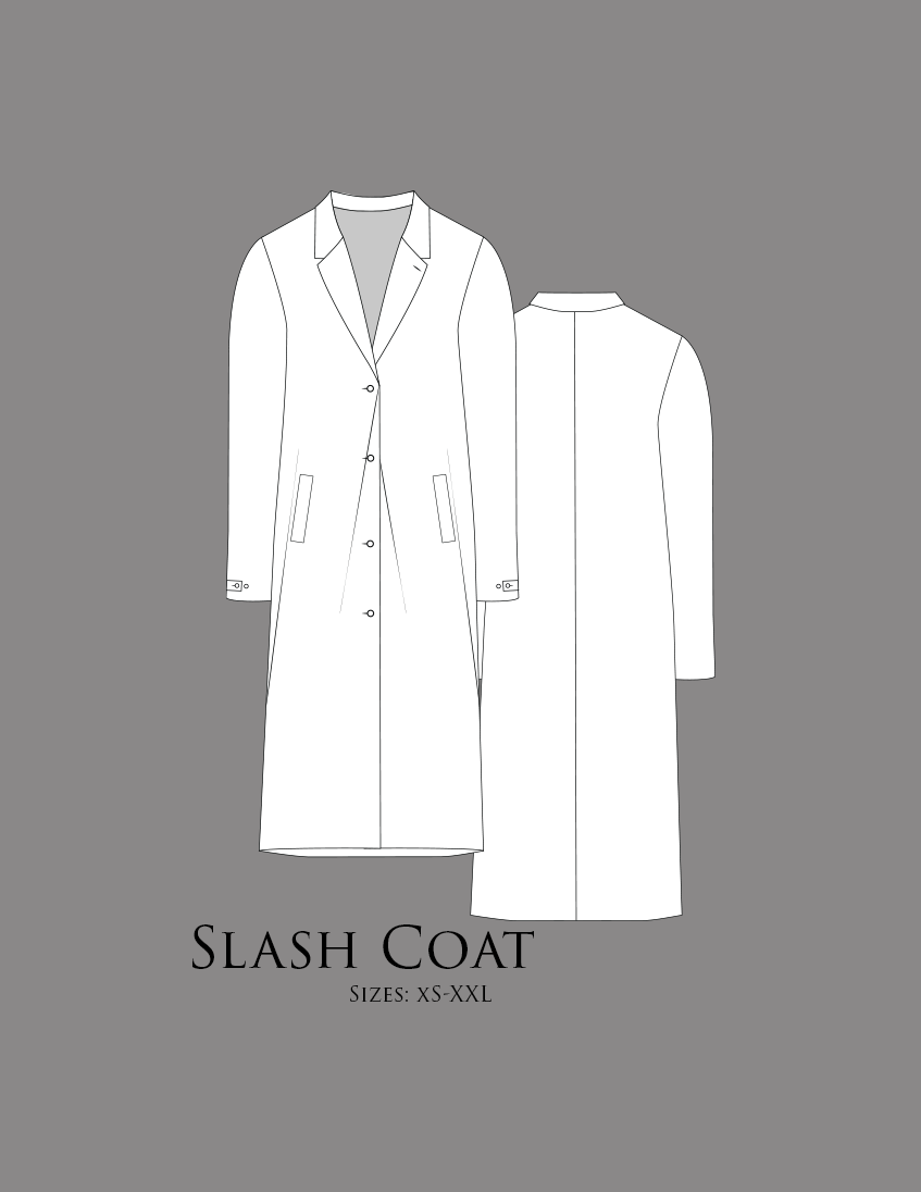 Slash Duster Coat Sewing Pattern